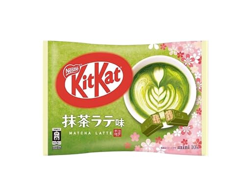 KitKat Mini Matcha Latte - Japanische Schokoladenriegel - Cremiger Matcha Latte Geschmack - OG ASIA - 116g KitKat Mini Matcha Latte - Japanische Schokoladenriegel - Cremiger Matcha Latte Geschmack - OG ASIA - 116g