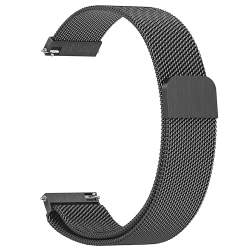 Vanjua 22mm Watch Band Quick Release Replacement Wristbands, Stainless Steel Metal Mesh Loop...