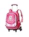 Produktbild Kinder Trolley Rucksack Kinderrucksack Schulrucksack Trolley Schultrolley 6 Räder Schulranzen Mädchen Trolley Schultasche Kinderkoffer Wasserdichter Rucksack mit Rollen für Mädchens besbomig