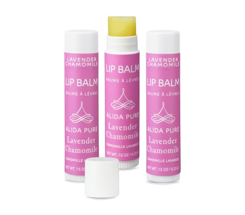 PURE + SIMPLE Lavender Chamomile Lip Balm 5 Tube Set