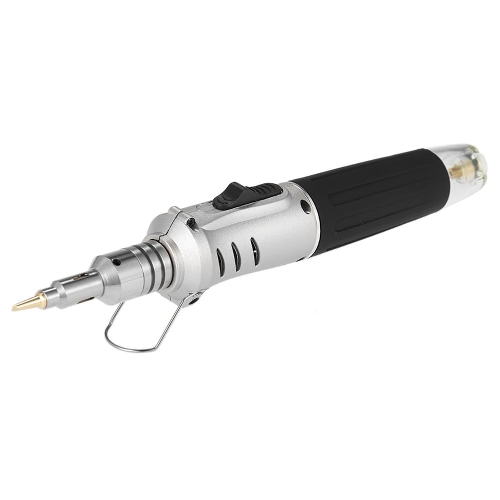 Saldatore a Gas 10 in 1, Set di Manutenzione Elettronico Portatile a Temperatura Costante, Set di Saldatura in Nylon e Plastica