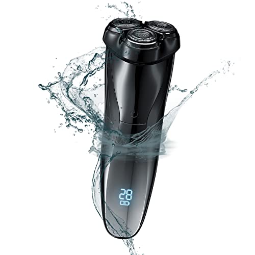 eurynom BlackStone 3 barbeador elétrico classificado IPX7 à prova d'água/função de exibição digital