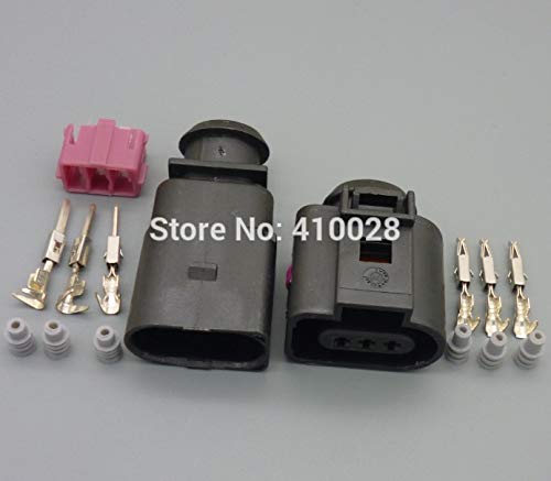 100set 1.5mm 3pin Fuel Leak Detection Diagnosis Pump Connector case for Audi for VW 1J0973703 1J0 973 703 1K0973804