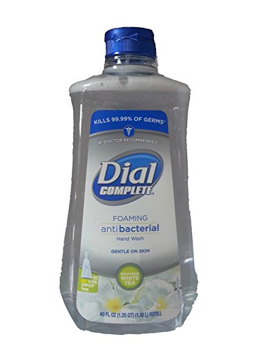 Dial Complete Foaming Antibacterial Hand Wash, Soothing White Tea 40 oz