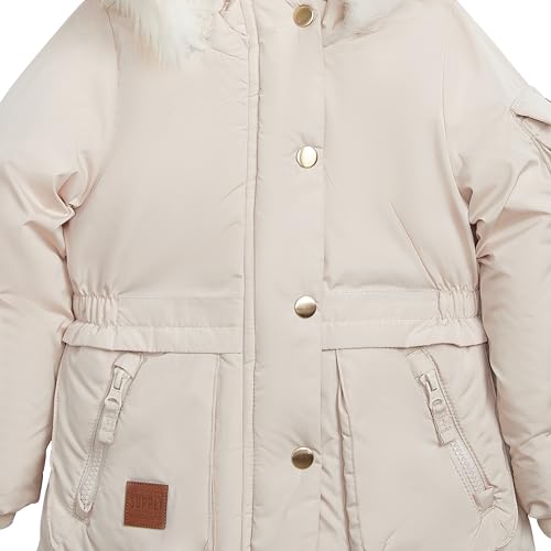 Image of LONDON FOG Girls' Heavyweight Utility Parka With Cozy Trim Hood
