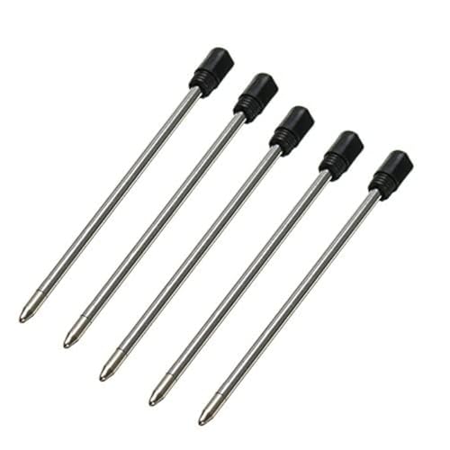 5 X Recharges d'encre noire pour stylo à bille rempli de cristaux Swarovski Elements