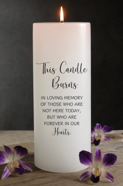 Bride Candle ウェディングメモリアル Amazon.com: Memorial Candle to Honor a Loved one at Weddings