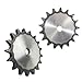 06B Flat Chain Gear 60 Teeth Industrial Sprocket Wheel Carbon Steel Tooth Pitch 9.525mm 1Pcs