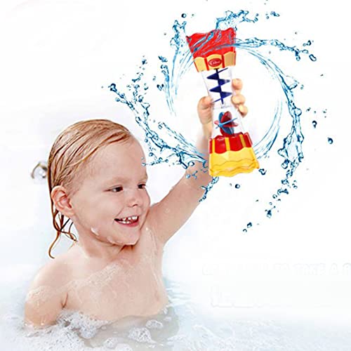 Wgl&Hj Bath Toys For Toddlers,Floating Bathtub Bathing Rotating Water Cup For Kids, Swimming Pool Water Flow Observation Cup For Baby Toy,Sensory Toys For Boys & Girls #TOP3