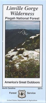 Linville Gorge Wilderness, Pisgah National Forest, Map
