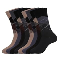 A2-8 Pairs Multicolored Argyle