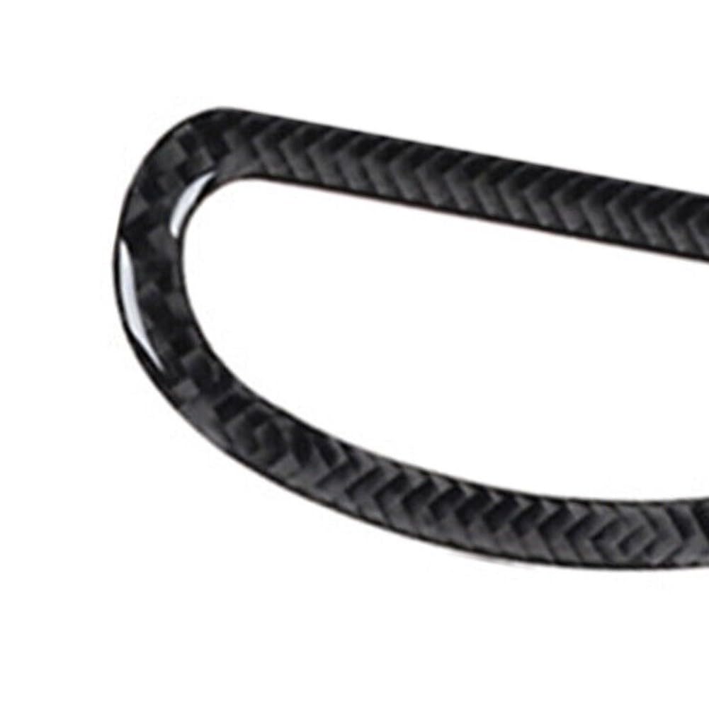 Pannello di copertura in fibra di carbonio per Fiat 500L 2014-2017, nero