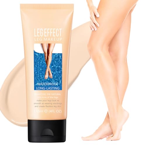 Maquillaje de Piernas A Prueba de Agua Sin Transferencia,LocióN de Maquillaje para Piernas,Maquillaje para Cubrir Venas de Piernas,Tatuajes,CosméTica Corporal para Piernas de Larga DuracióN (1#)