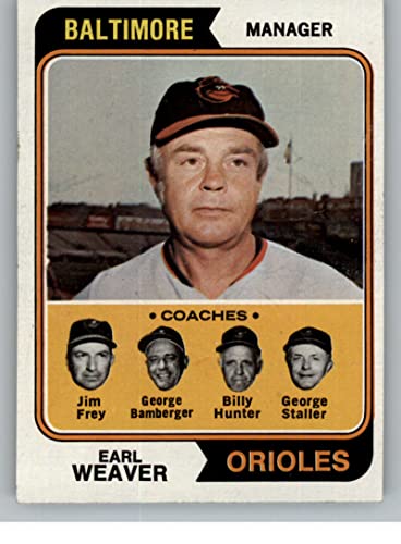 1974 Topps Set Break Two #306 Earl Weaver...
