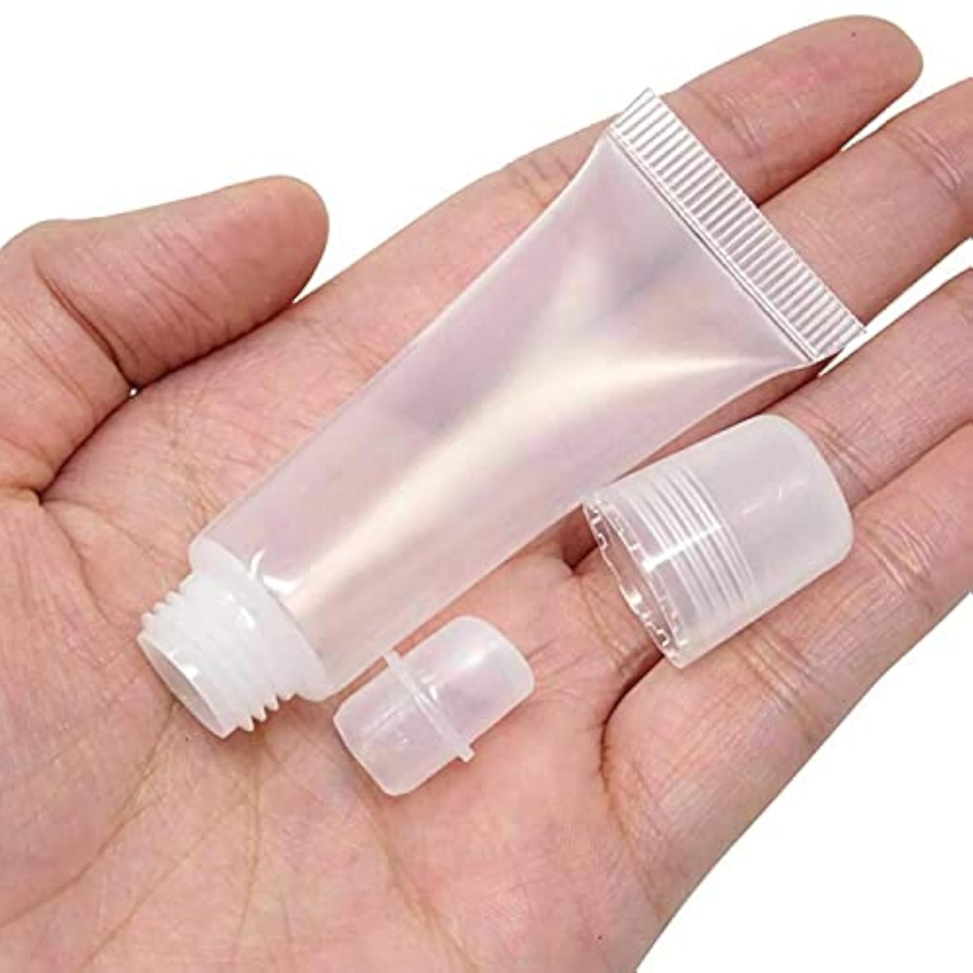 Set of 8 Refillable Lip Gloss Tubes for Women & Girls