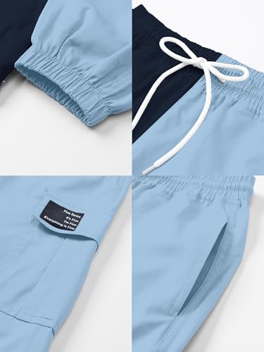 Image of SANGTREE Girls & Womens Drawstring Cargo Jogger Pants,3 Years - Women 3XL