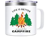 EchoMaven Camping Mug - 14Oz, RV & for Campers & Couples, Camping Life with Family & Friends
