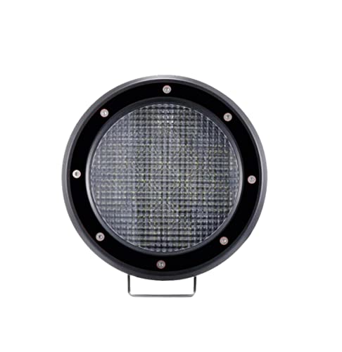 Image of Black Horse Bull Bar-T Textured Black Come with Pair of 5.3 inch Dia. LED Flood Lights With Black Trim Rings Compatible with 2001-2005 Toyota Rav4-CBT-B451SP-PLFB