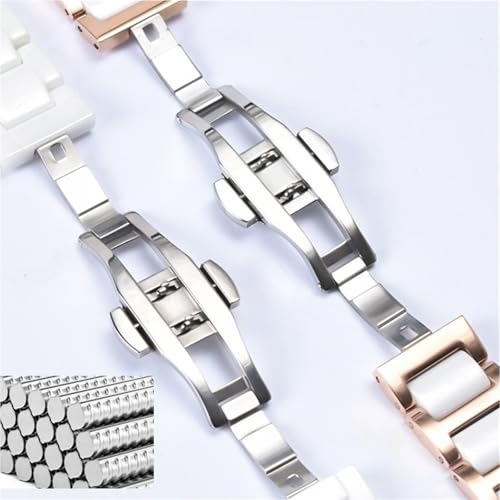 Bracelet montre céramique longueur ajustable boucle déployante - 6