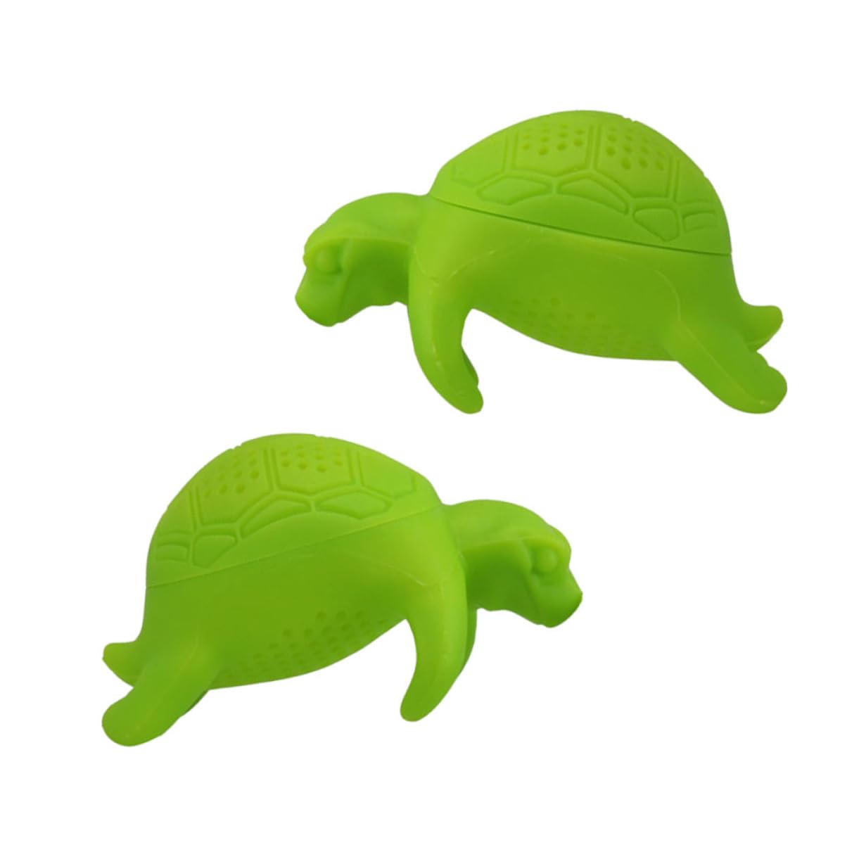 TOPBATHY 6piezas Infusor De De Forma De Tortuga Colador De Para Sueltas De Cocina Divertidas y Prácticas Verde