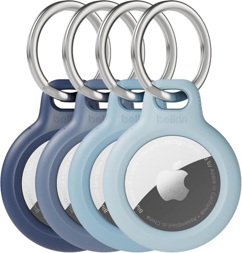 Apple AirTag 第2世代 紛失防止タグ Belkin ケース Amazon.co.jp: Belkin AirTagケース エアタグ用 キーリング付 4個