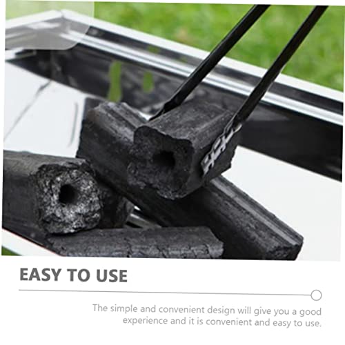 KICHOUSE 2 Pçs Pinça De Ferro Pesado Para Alimentos Grelha De Viagem Acessório Para Lenha Carvão Bra