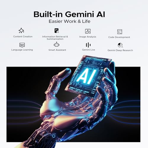Image of U13 Android 16 Tablet with Gemini AI,13 inch Tablet,11000mAh Battery,32GB+256GB,2.2Ghz Octa-Core Processor,90Hz Display Gaming Tablets,13MP+8MP,7.9mm Ultra-Thin Body,Face Unlock, Gray