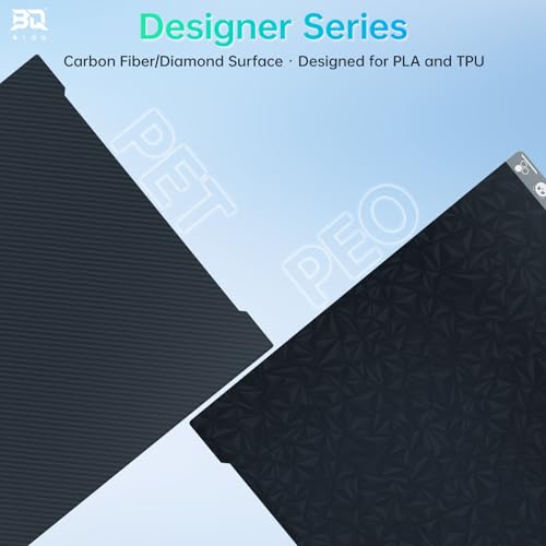 Image of BIQU Designer Smooth PEO+Smooth PET Double Sided Build Plate for Bambu-Lab H2D /H2S 3D Printers 346x355mm Spring Steel Flexible Sheet Removable Surface Platform