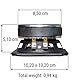 1 WOOFER CIARE HW100 HW 100 quadratischer Lautsprecher 10,00 cm 100 mm 4 50 watt rms und 150 watt mit impedanz 8 Ohm empfindlichkeit 88 db gummifederung nach Hause, 1 stück + 5 kostenlose Aufkleber
