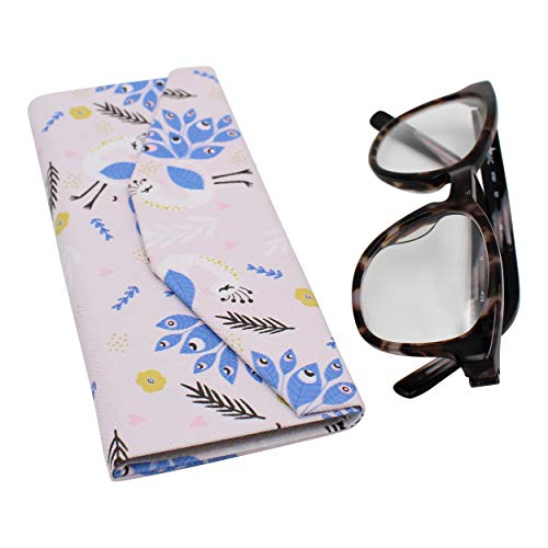 Image of Real Sic Glasses Case for Men and Women - Magnetic Folding Hard Shell Sunglass Holder - Inspired by Adorable Animals