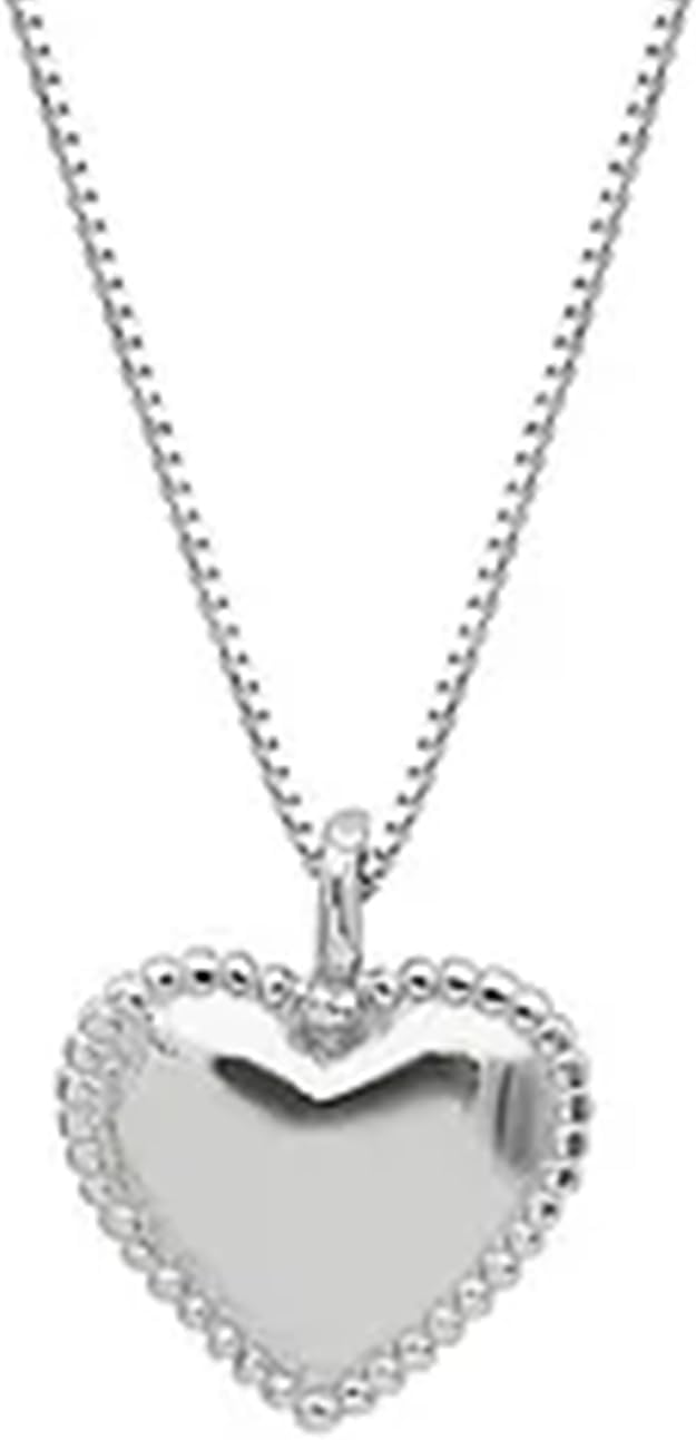 925 Silver Heart Necklace for Women & Girls