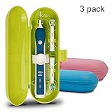 El tamaño de esta funda de viaje es de 21 x 7 x 4,5 cm, por lo que solo se ajusta a la longitud de mango de cepillo de dientes de menos de 21 cm. Antes de elegir la funda de viaje, confirma el tamaño del cepillo de dientes. Para más detalles del tamaño, puedes comprobar la imagen.