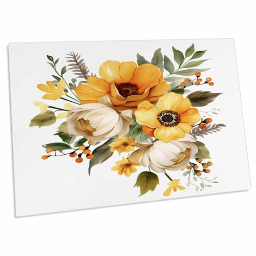 3dRose Pretty Fall Anemone Flower Bouquet Illustration miniatura 1