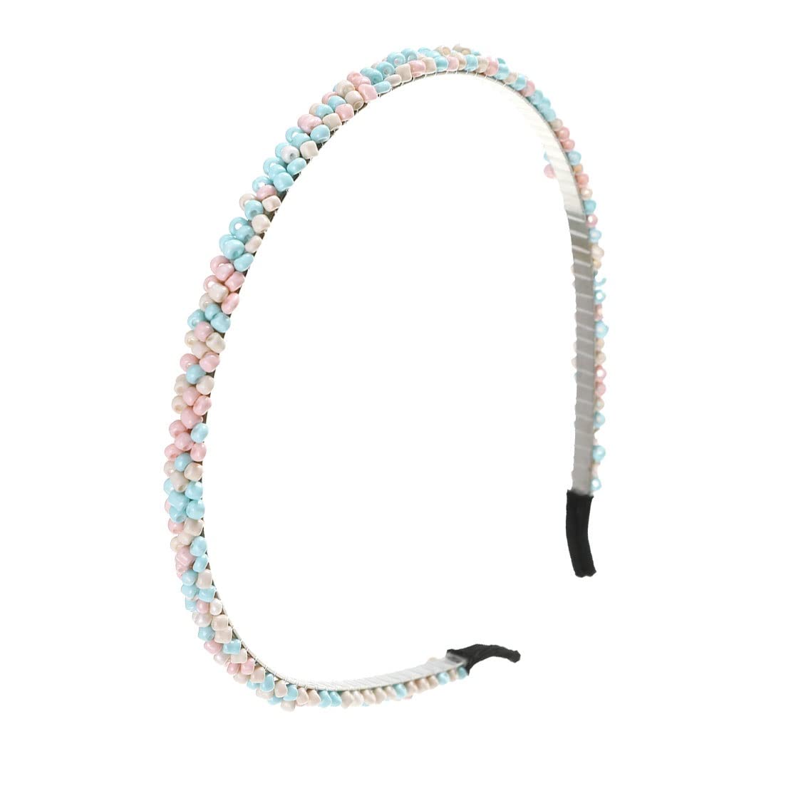 Handgemachtes Perlen-Strass-Haarband für Damen, glänzende Perlen, Stirnband, Braut-Haarband, Haarschmuck