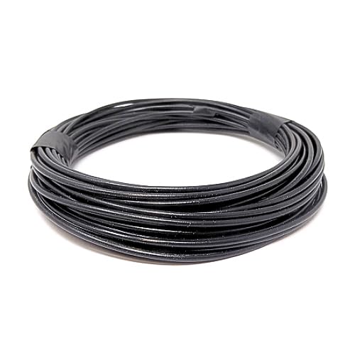 DBG Single Core Thin Wall Automotive Cable – 1.0mm² (16.5A) | 17 AWG | High Temp PVC Insulation | Ideal for 12V Auto, Marine & Electrical Projects (Black, 100 Metre)