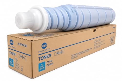 Konica Minolta tn-619 C 78000pages Cartouche Toner et Laser Cyan (78000 Pages, Cyan, One Piece)