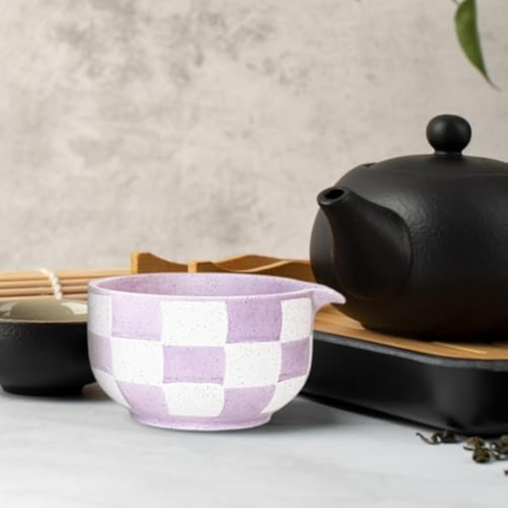 Ceramic Matcha Tea Bowl Traditional Tea Making for Dining Room