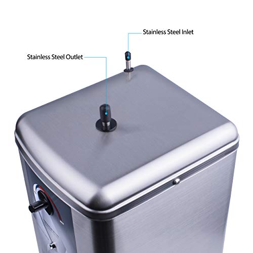 Ready Hot Water Dispenser, Instant Hot Water Dispenser, Includes Brushed Nickel Hot and Cold Water Faucet