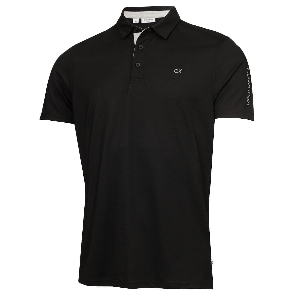 Calvin KleinMens 2025 Uni Golf Moisture Wicking Breathable Polo Shirt