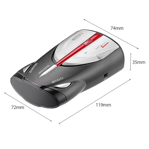 Speed Camera Detector Starter Pack, 360° Car Trucker Laser Radar Detector with Interference Signals Filtering for Anti-Speed Trap, Red-Light Cameras, and Full Road Coverage - Image 5