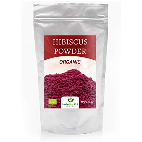 All-Natural Multipurpose Hibiscus Powder - EU Quality Organic Vitamin C and Organic Acids No Additives or Preservatives 250G Cover