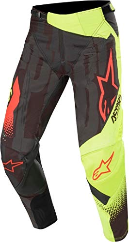 Alpinestars Techstar Factory MX Pants 38 inch Black Yellow Fluo Red Fluo