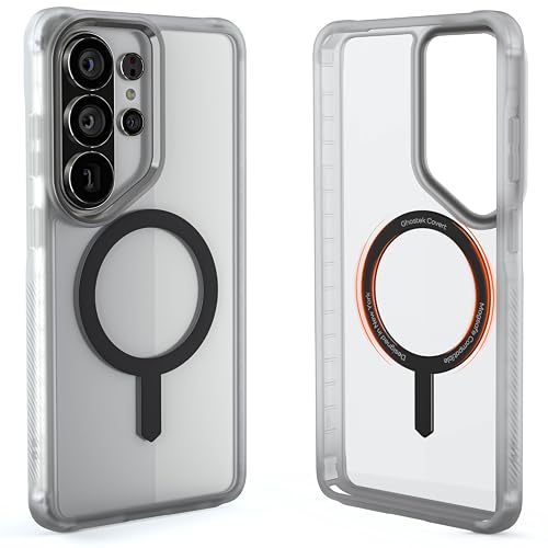 Image of Ghostek Covert Clear Galaxy S26 Ultra Case MagSafe Compatible with Magnetic Ring, Slim Thin Shockproof Phone Cover Designed for 2026 Samsung S26 Ultra (6.9 inch) (Clear Matte)
