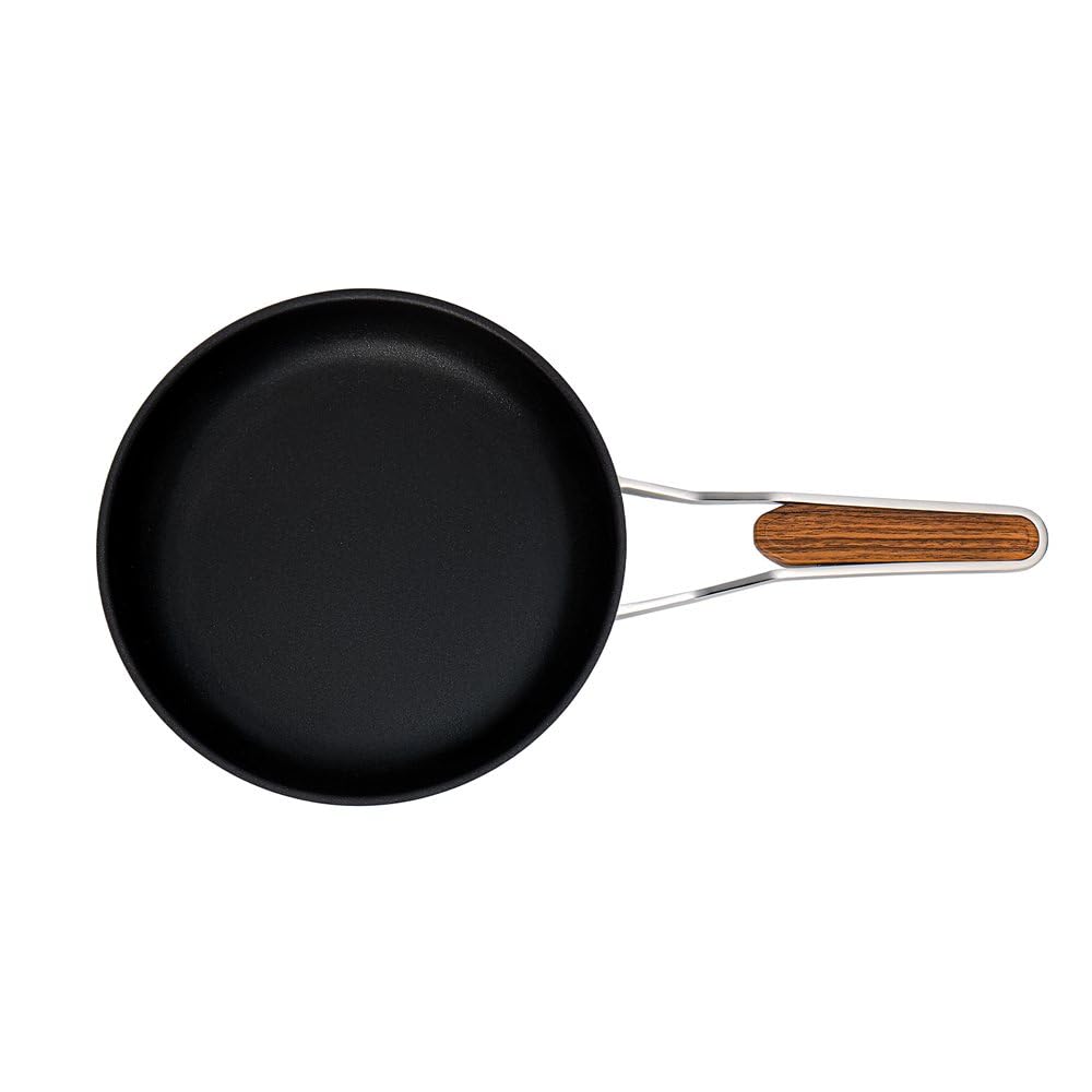 Zepter Cookart ZEST Bratpfanne 24 cm Ø – 316L Edelstahl, C3+ PEEK Antihaftbeschichtung, fettarmes Braten ohne Öl, Induktion & Glaskeramik, Premium Qualität IF-FP24T