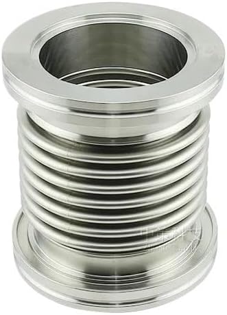 100pcs 304 Stainless Steel Flexible Bellows - Quick Flange Vacuum Pipe Clamp Fitting(150mm)
