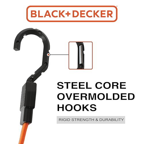 BLACK+DECKER 36" Flat Bungee Straps, 32-Pack by BLACK+DECKER - Used condition - Image 3