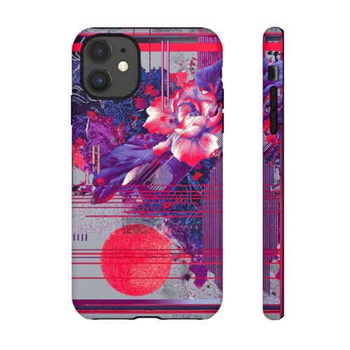 Coque rigide mate violette de qualité supérieure pour iPhone 11