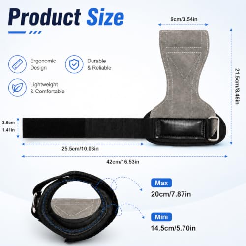 Image of Proberos Lifting Grips PRO Heavy Gloves with Neoprene Wrist Support