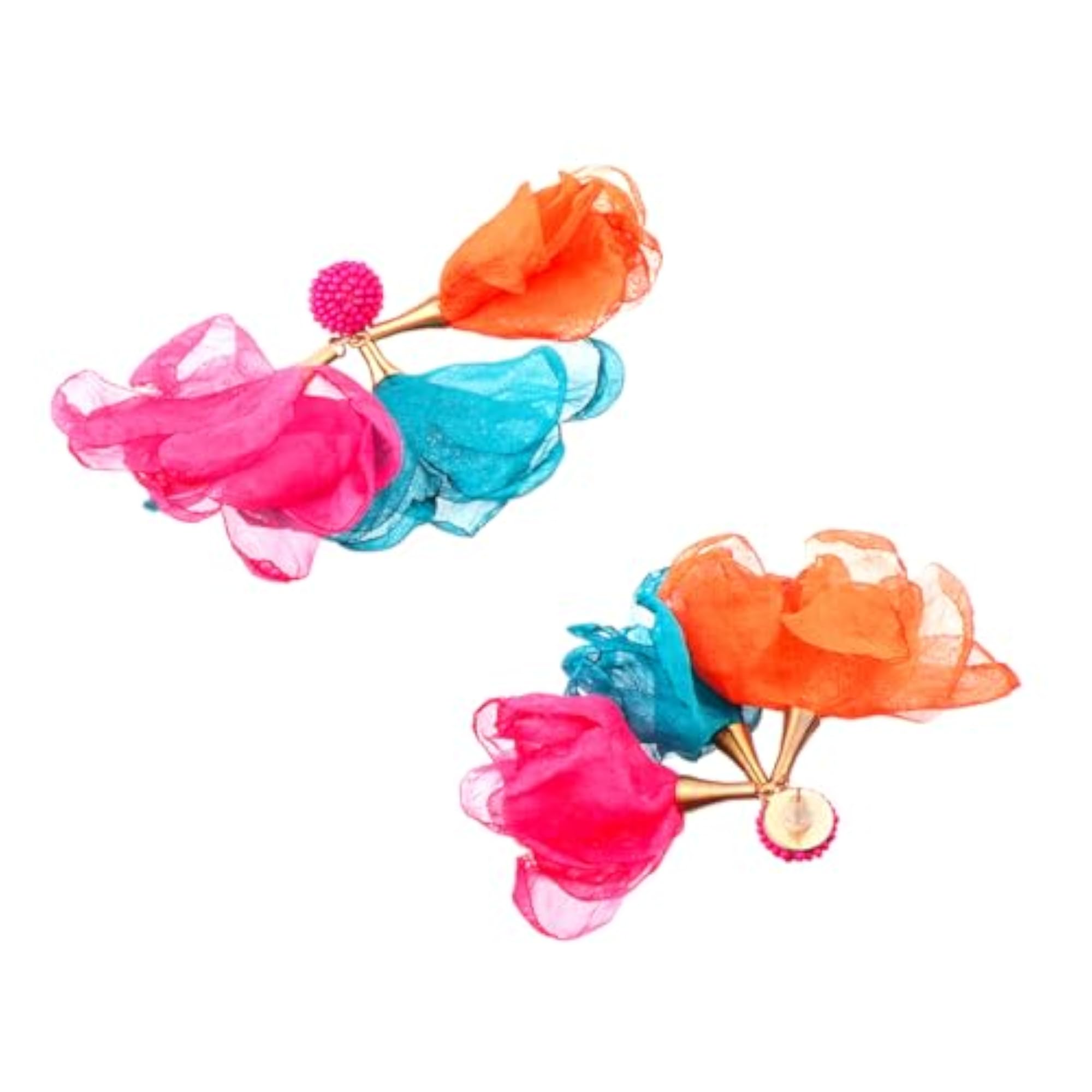 Multicolour Drop Earrings for Women/Girls - Anniversary Gift for Wife
