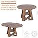 43.3in-59in Extendable Round Dining Table for 4-8,Modern Kitchen Oval Dining Table with Removable Leaves Space Saving,Wood Base with Storage Shelf for Kitchen Living Room (Walnut)